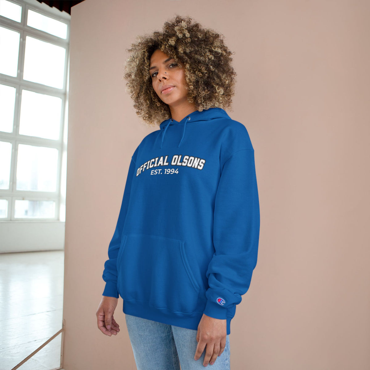 Official Olsons Hoodie — Vintage Collegiate Champion-Style Pullover