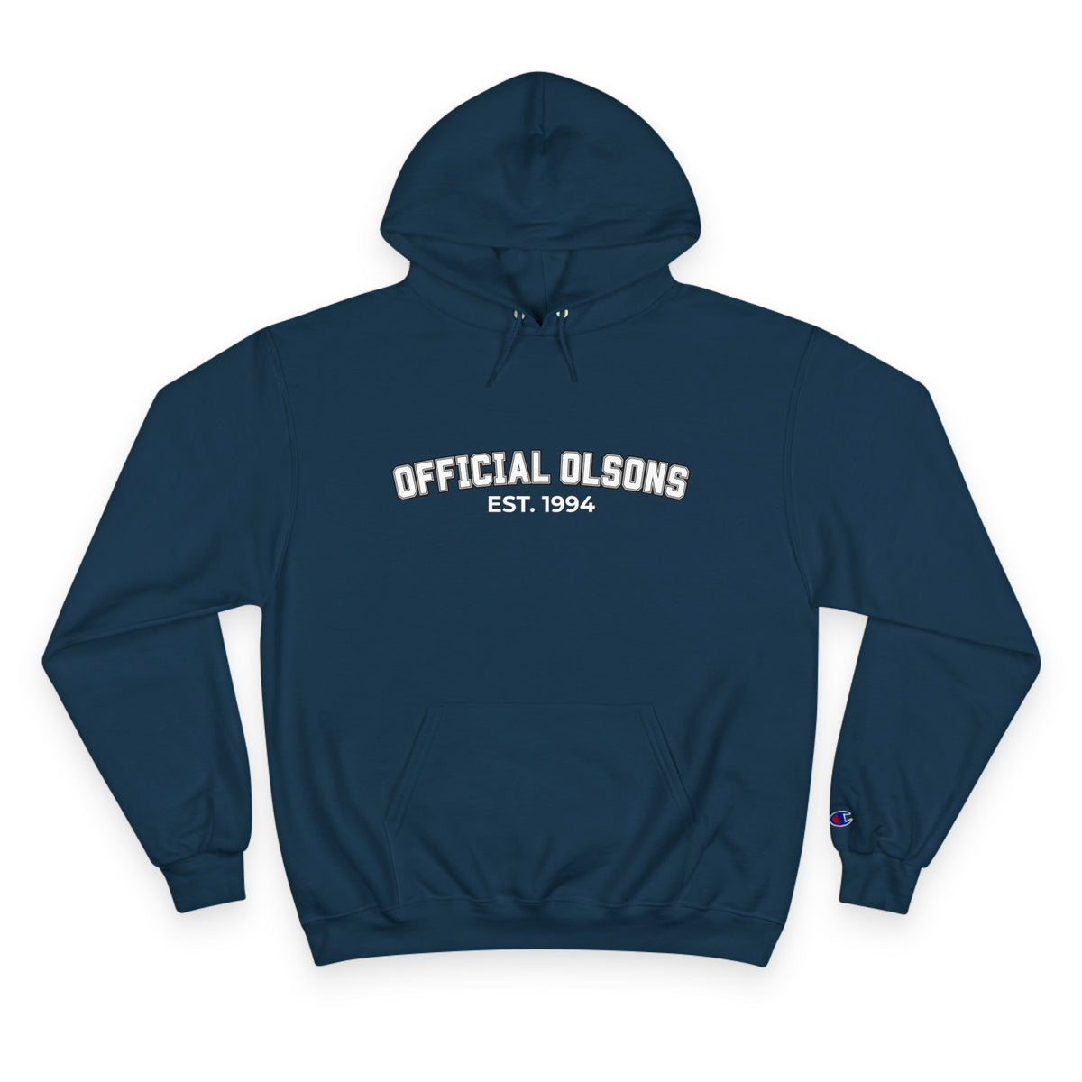 Official Olsons Hoodie — Vintage Collegiate Champion-Style Pullover