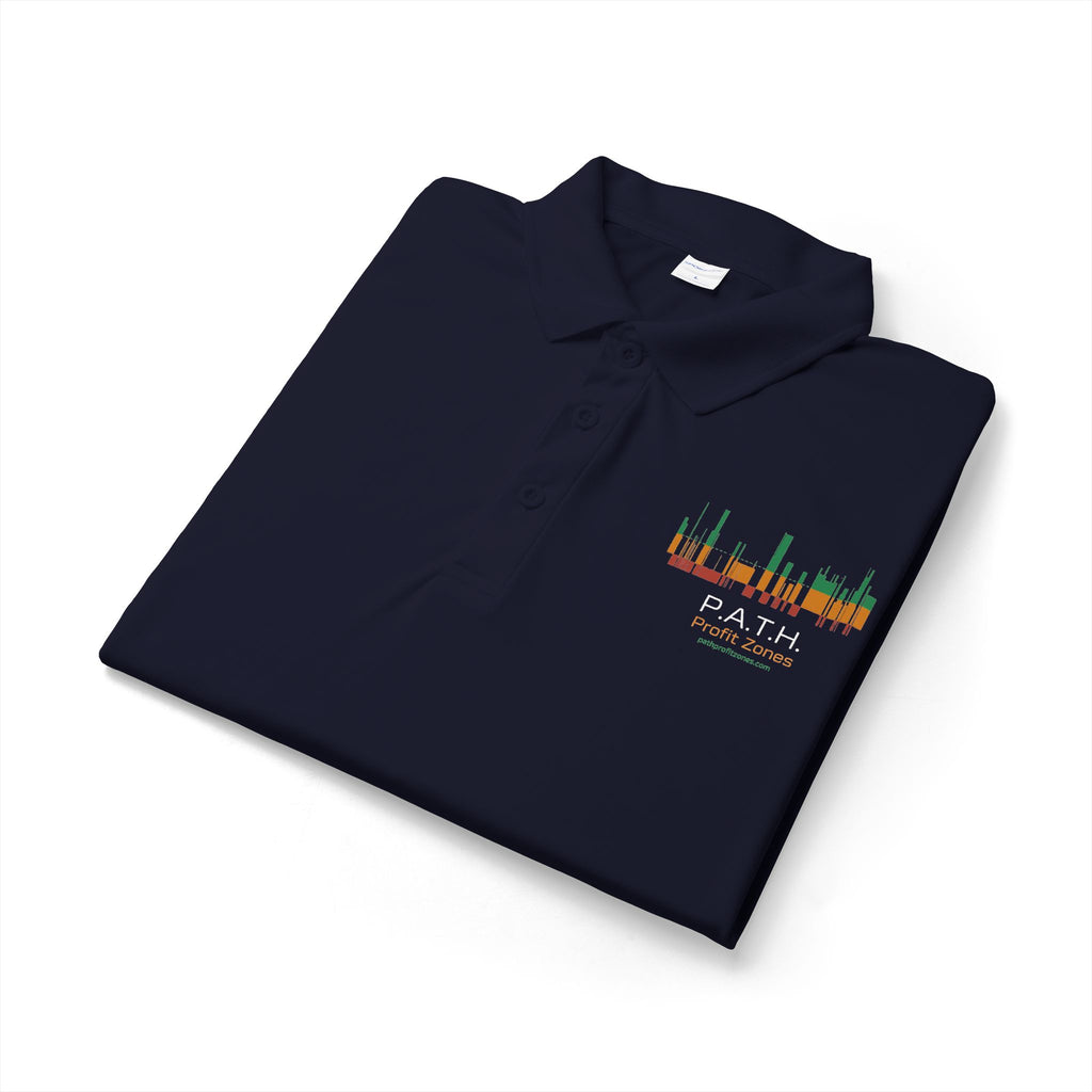 City Skyline Polo Shirt — Fort Zumwalt Alumni/School Spirit Performance Polo
