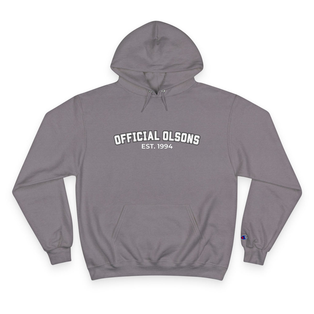 Official Olsons Hoodie — Vintage Collegiate Champion-Style Pullover