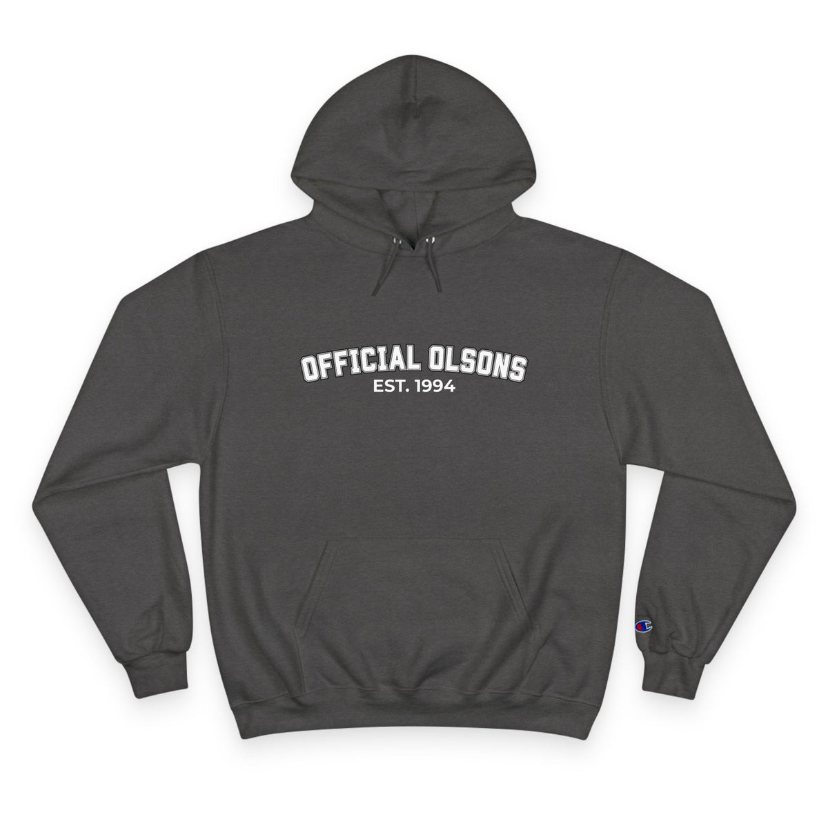 Official Olsons Hoodie — Vintage Collegiate Champion-Style Pullover