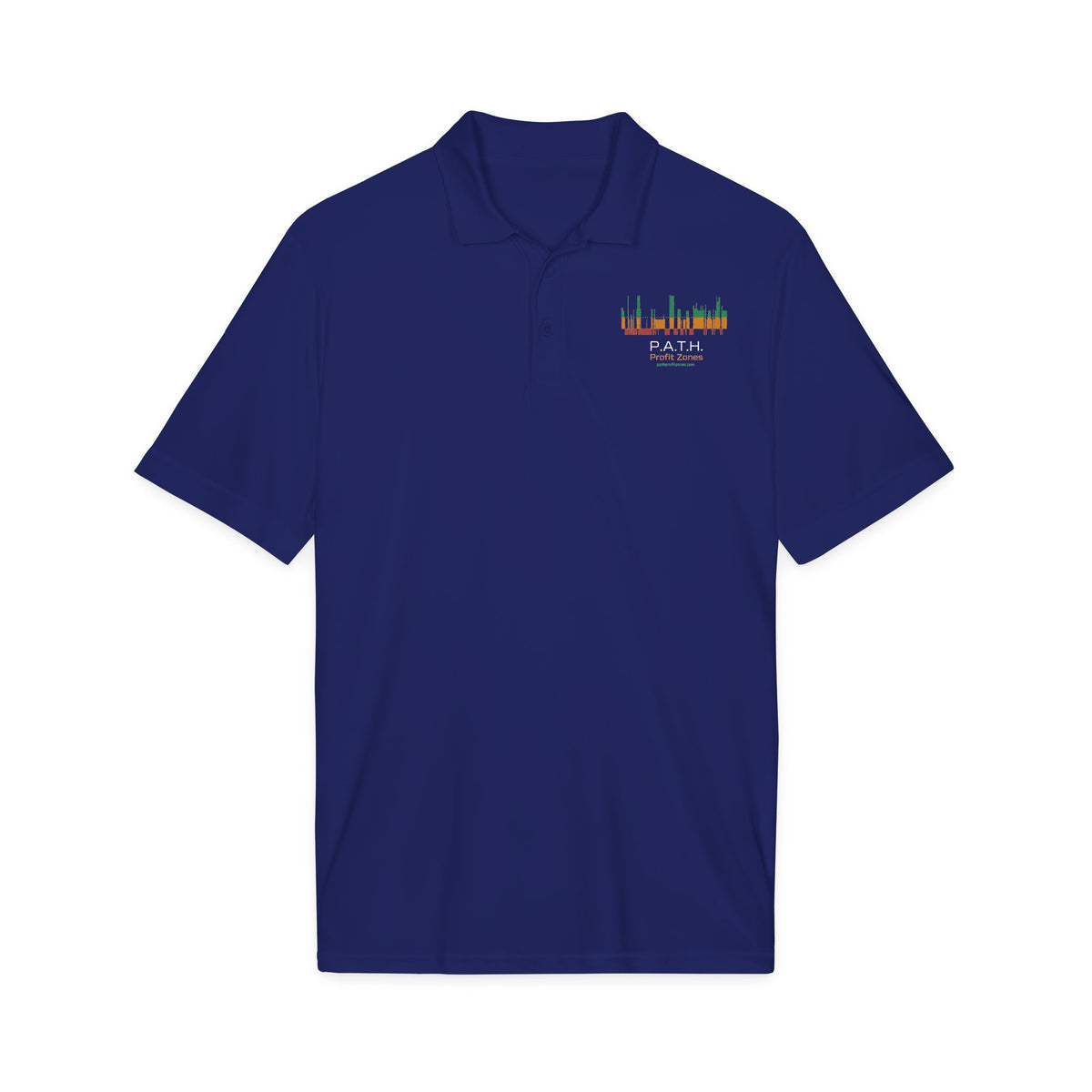 City Skyline Polo Shirt — Fort Zumwalt Alumni/School Spirit Performance Polo