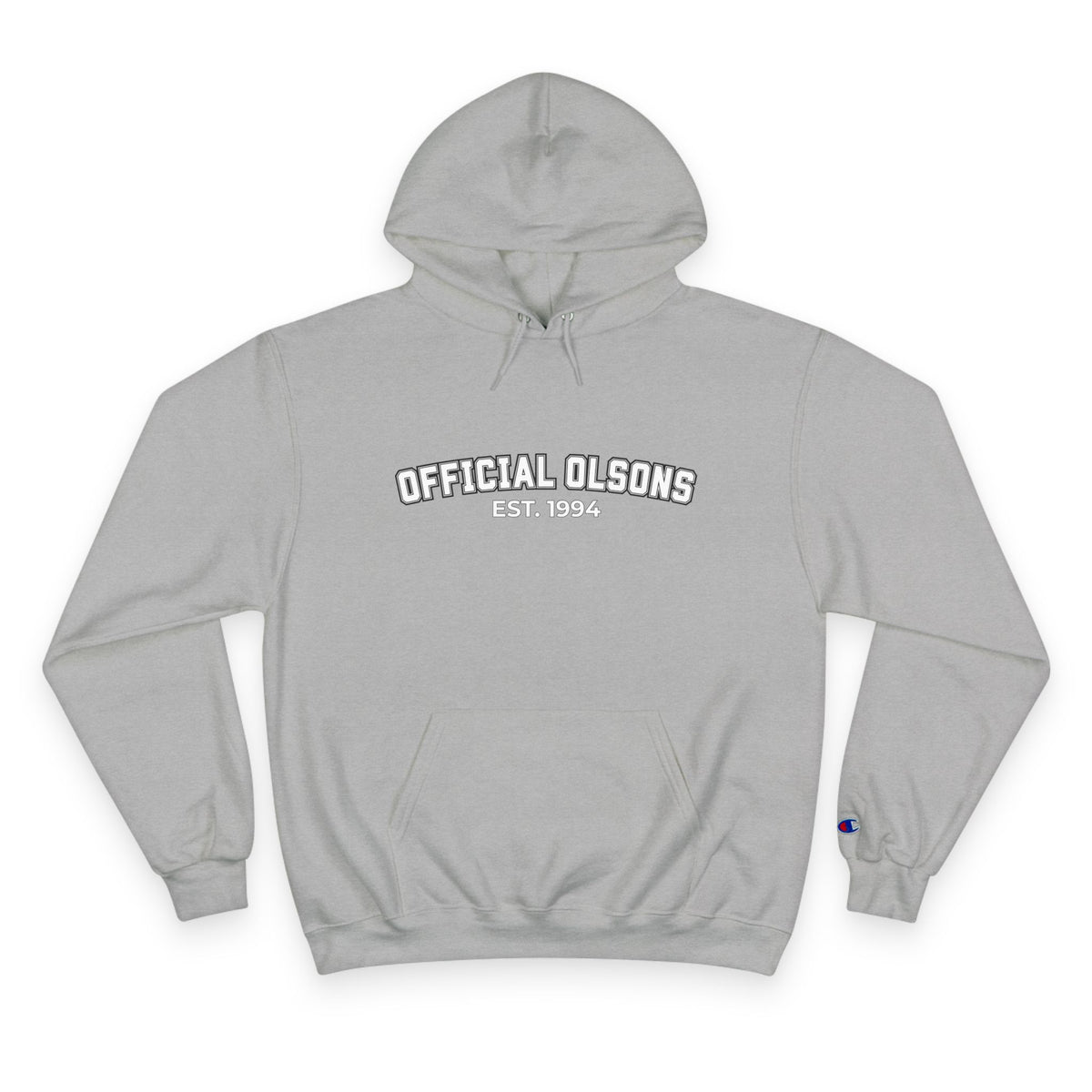 Official Olsons Hoodie — Vintage Collegiate Champion-Style Pullover