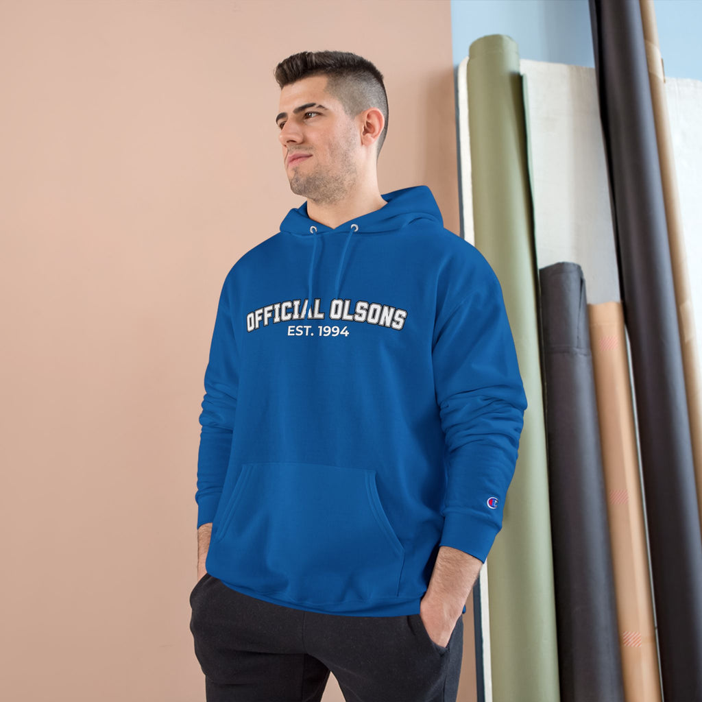 Official Olsons Hoodie — Vintage Collegiate Champion-Style Pullover