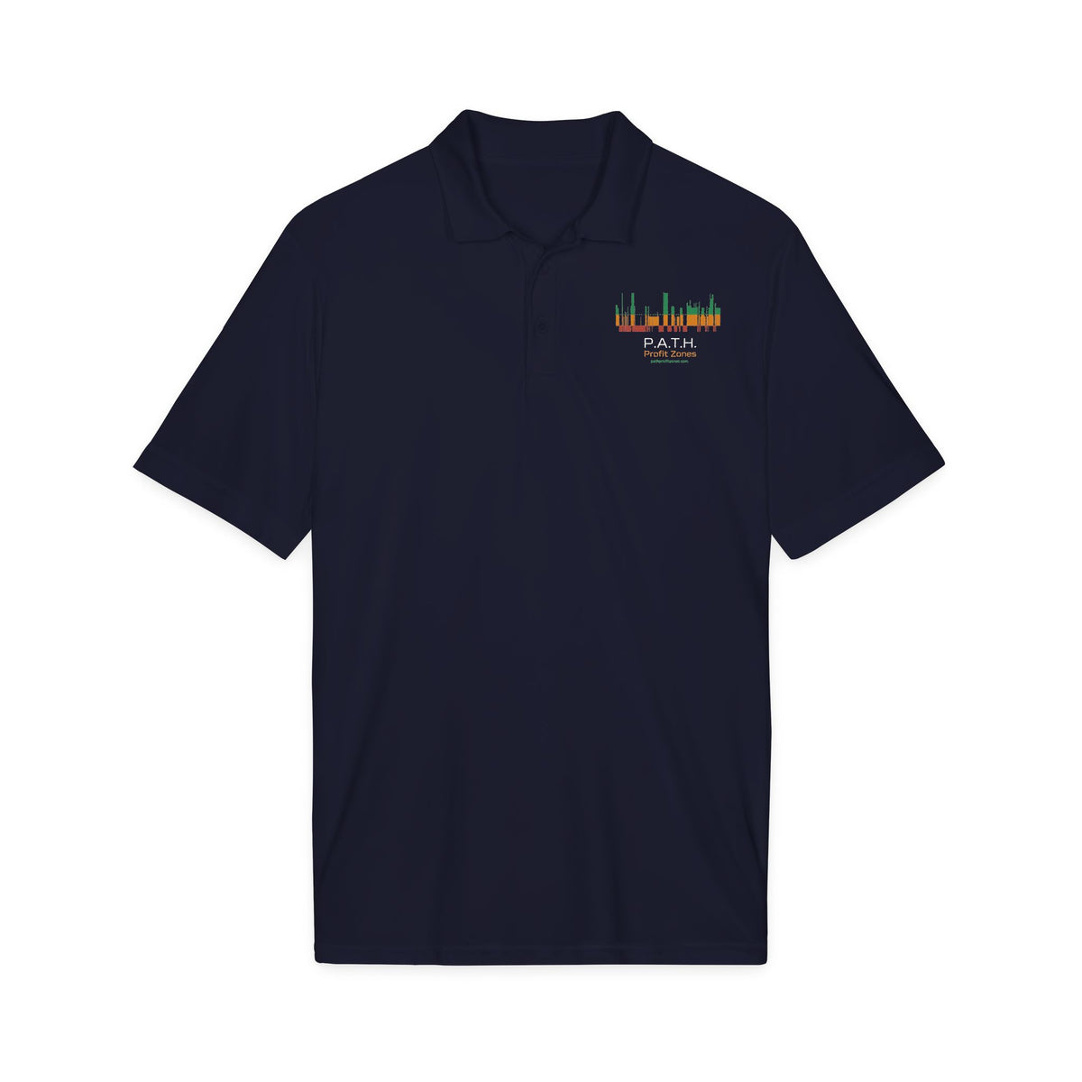City Skyline Polo Shirt — Fort Zumwalt Alumni/School Spirit Performance Polo
