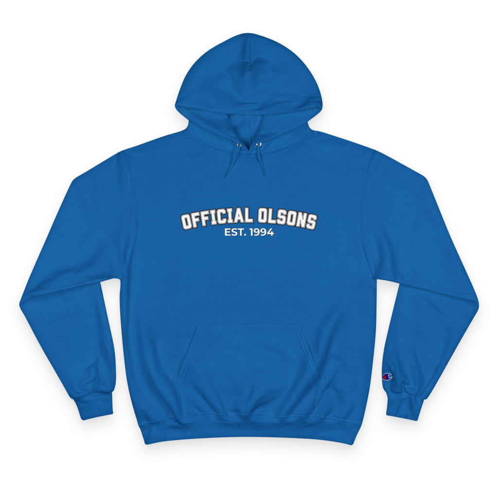 Official Olsons Hoodie — Vintage Collegiate Champion-Style Pullover