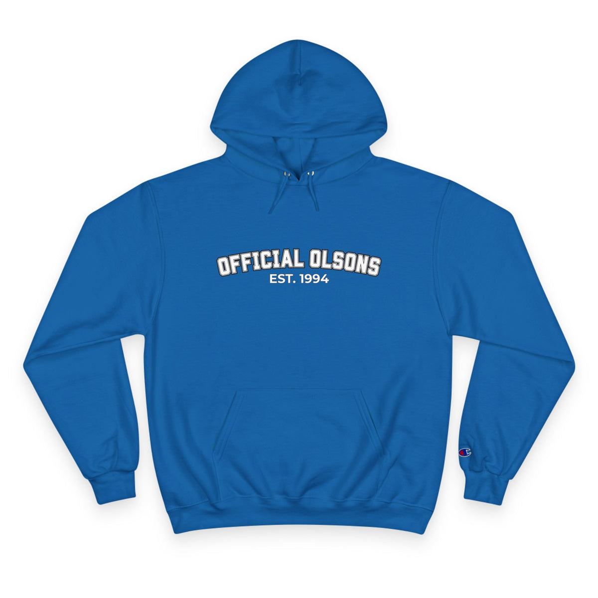 Official Olsons Hoodie — Vintage Collegiate Champion-Style Pullover