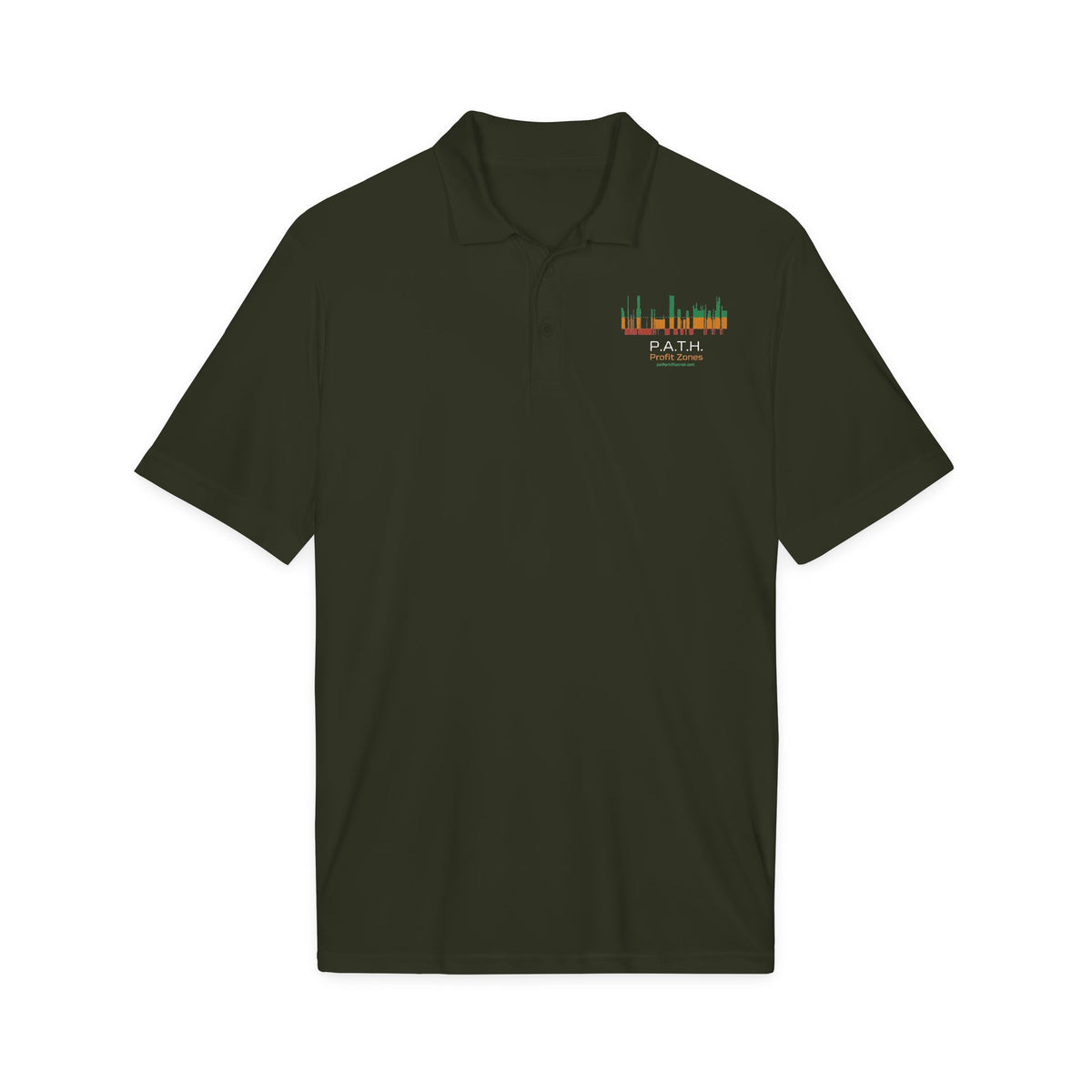 City Skyline Polo Shirt — Fort Zumwalt Alumni/School Spirit Performance Polo