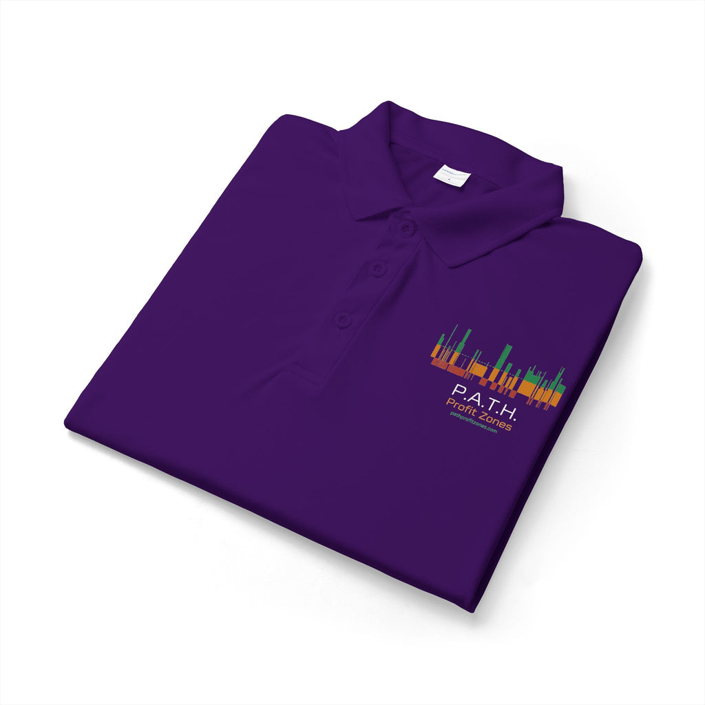 City Skyline Polo Shirt — Fort Zumwalt Alumni/School Spirit Performance Polo