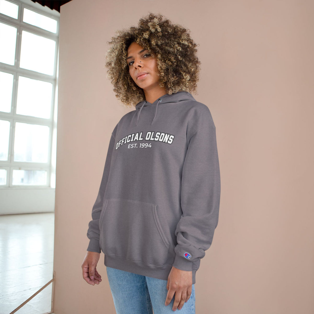 Official Olsons Hoodie — Vintage Collegiate Champion-Style Pullover