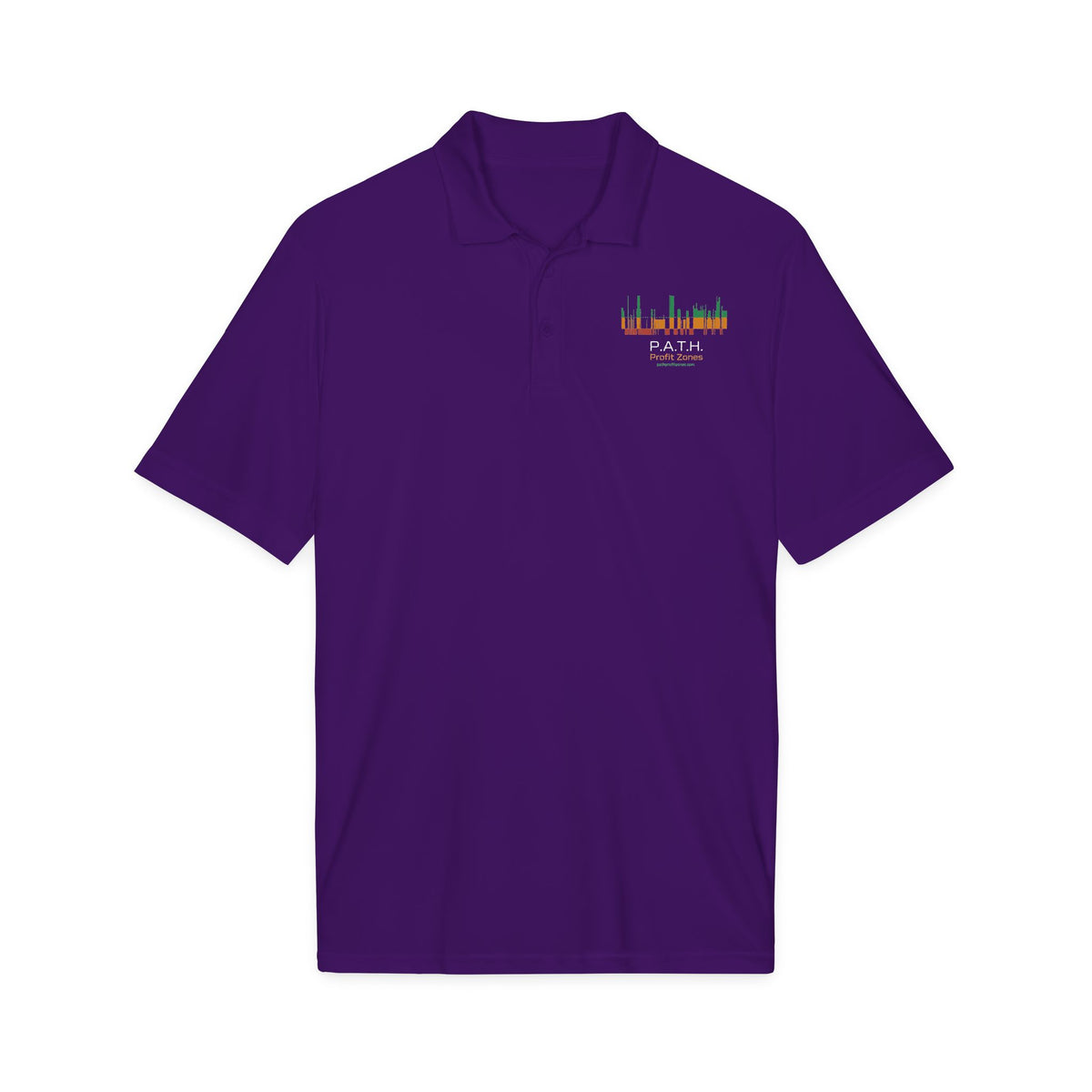 City Skyline Polo Shirt — Fort Zumwalt Alumni/School Spirit Performance Polo